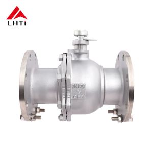 China ANSI B16.34 Titanium Gr2/Gr7 PN16 Flange Ball Valve for Chemical and Power Industry (DN10-DN200) on sale