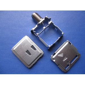 Quality rf jack with shield for CATV FTTH for sale