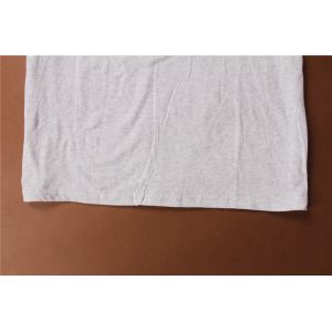 Round Collar Grey Cotton T Shirts 100% Cotton Cute Couple Matching Outfits