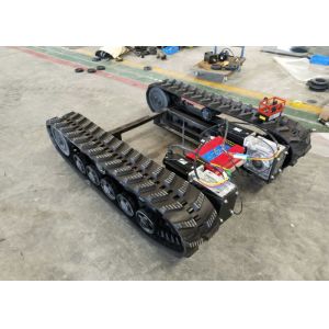 Agricultural Machineries Rubber Track Undercarriage With Chassis / Power