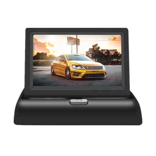 12V Vehicle Security Camera System Mini 2 Channel HD DVR Kit HD Cameras Monitor