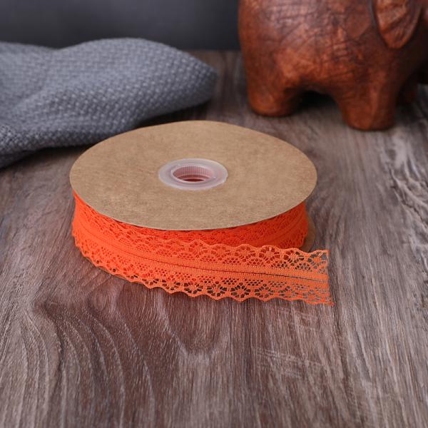 2.5cm Elastic Band Lace Trim Hollow Flower Ribbon for Sewing Clothing Garment Decorative Lace