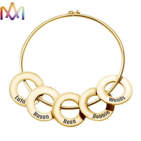 Buy 10.5g Womens Engraved Bracelets With Round Pendants at wholesale prices