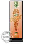 70 / 75 Inch Full Screen Digital Signage LCD Floor Standing