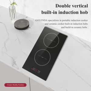 Bridge Zone Double Induction Hob 5500W Touch Control Hidden