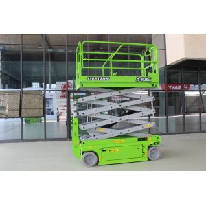 22' Mobile Aerial Scissor Lift For Ship Maintenance And Warehouse