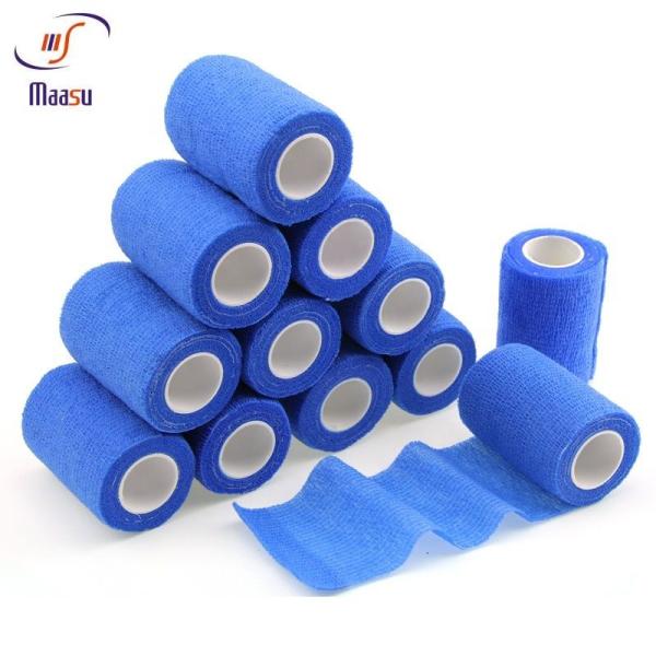 Buy Blue Viscose Breathable Medical Gauze Bandage Elastic at wholesale prices