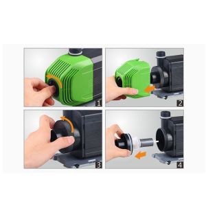 15/20/40W Hydroponics Aquarium Mini Pond Pumps Submersible Water Pump 220V