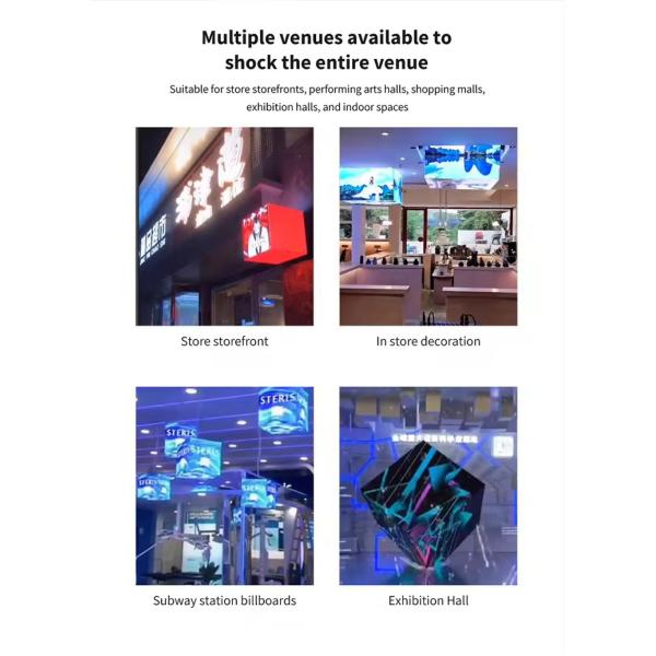 5 Sided P2.5 Outdoor Cube LED Display Screen Cube Video Wall For Exhibition Hall
