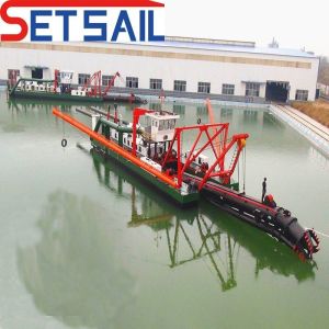 Customized Weichai Cutter Suction Dredging Sand Boat with Spud Position Rexroth