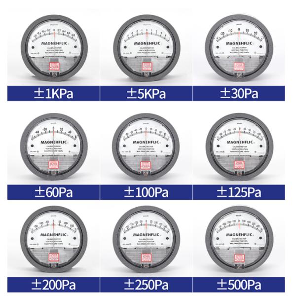 100mm Micro Differential Pressure Gauge OEM Micro 100 Psi Pressure Gauge Aluminum