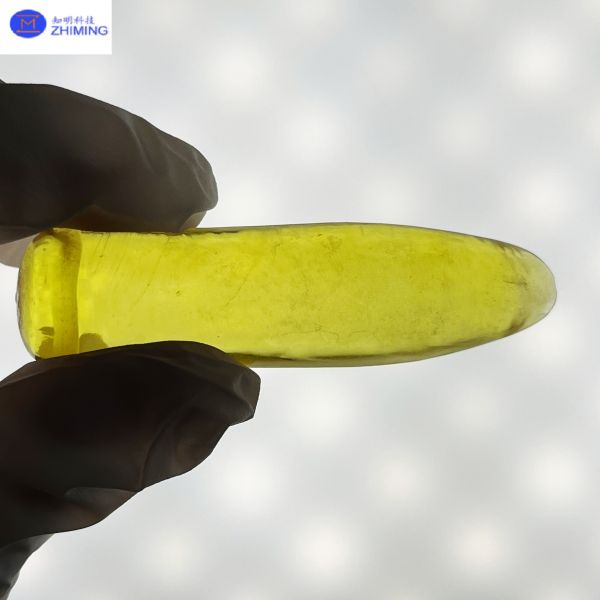 Flame-Fusion Sapphire Crystal (Lemon Yellow)