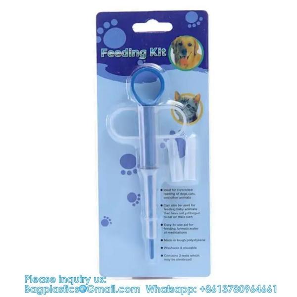 Dual Purpose Pet Pill Feeder Gun Pet Dog Cat Pill Gun Capsule Medication Syringe Medicine Syringe Feeding