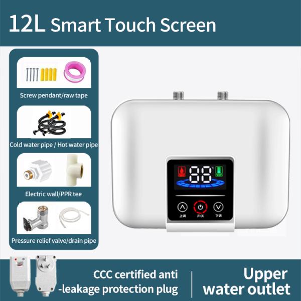 12L Kitchen Water Heaters Smart Electric Storage Water Heater Freestanding