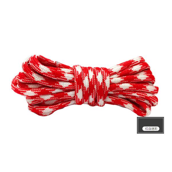 Colorful Orange Nylon Rope ISO9001 Double Braided Polyester Rope