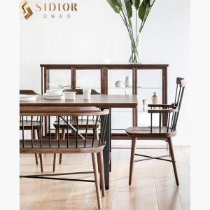 Antique Style Restaurant Booth Sofa Seating Solid Wood 76cm Height