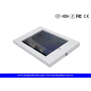 Vesa Lockable Ipad Kiosk Stand Powder Finish Cold Rolled Steel