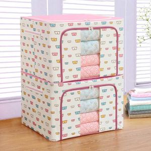 Clothes Stackable Fabric Household Storage Containers Antidust Portable Weight 1