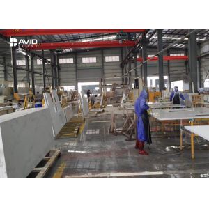 Professional Quartz Prefab Kitchen Countertops , Quartz Bathroom Worktops