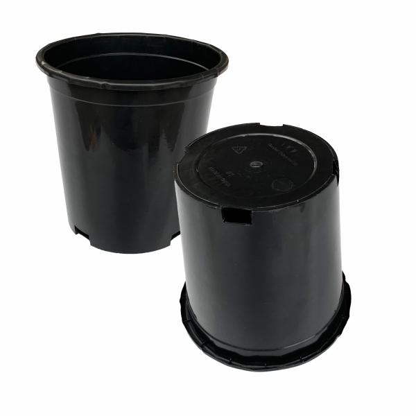 Buy Durable Large 165mm Diameter Hard  Plastic Flower Pots 17cm Height at wholesale prices