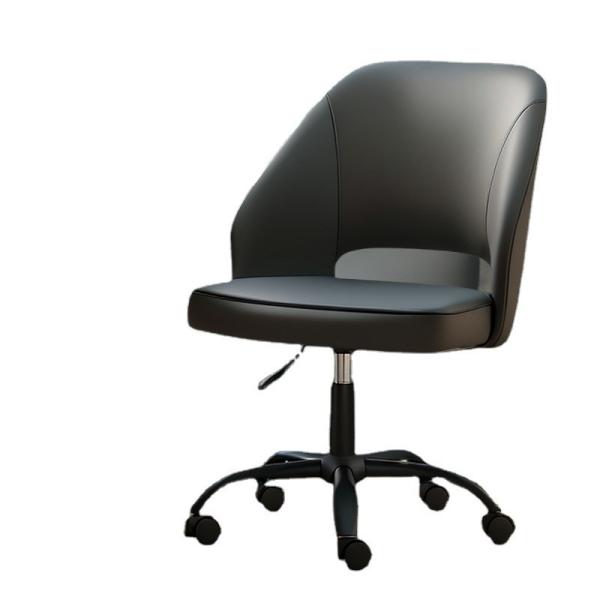 Buy PU Leather Executive Swivel Style Ergonomic Computer Meeting Chair with Fixed Armrest at wholesale prices