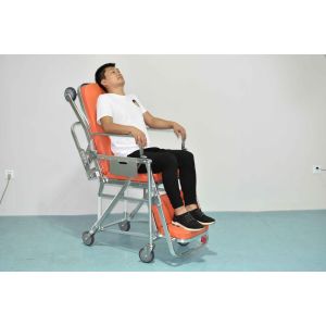 1.96M Self Loading Folding Ambulance Stretcher Cum Wheelchair, Aluminum