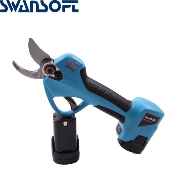 Swansoft 32mm cordless 16.8V 2.5Ah Garden Pruning Shear for Plant 3.2CM Electric