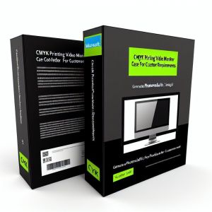 CMYK Printing Video Monitor Case Folder for Customer Requirements