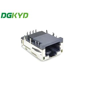 Metal Shielded Extra Low Profile SMT Cat5 Rj45 Modular Jack DIP Mount