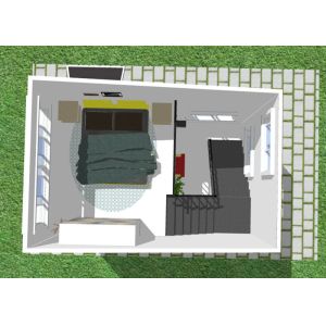 Prefab Steel Structure Villa Duplex Lightweight Steel Frame House Galvanized