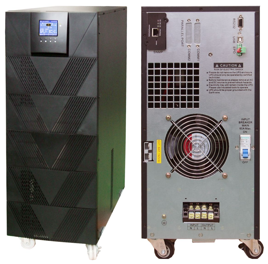 Quality Single Phase Industrial Online Tower Type UPS Uninterruptible Power Supply 1kva To 10kva for sale