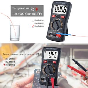 Digital Multimeter with NCV Diode Test and Continuity Buzzer Measuring