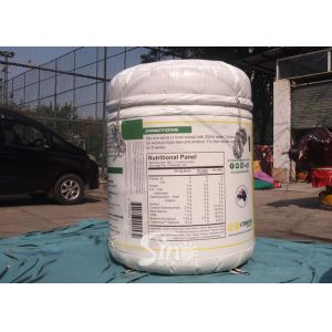 Large commercial grade digital printing GAINS inflatable bottle made of