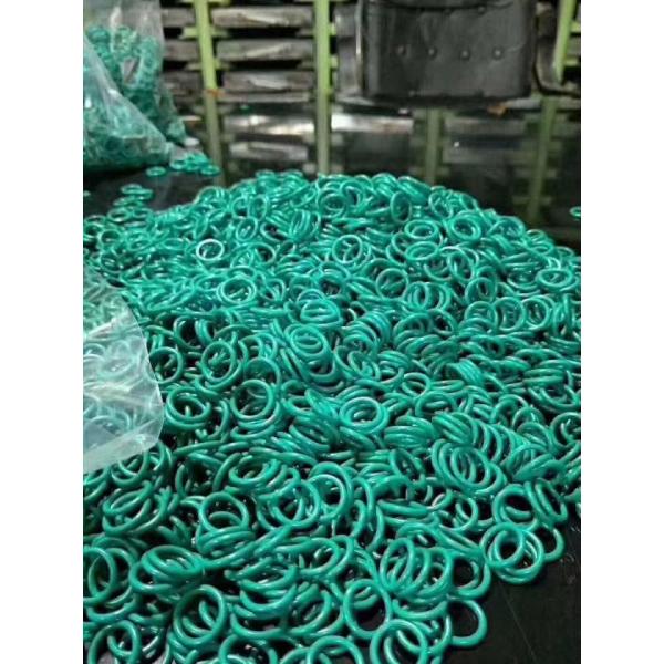 Green NBR/FKM/FFKM/EDPM/SI Rubber O Rings OEM/ODM Compression Molding with Good