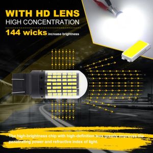 24W Bau15s T20 7440 LED Car Rear Lights , 144SMD LED Auto Tail Lights