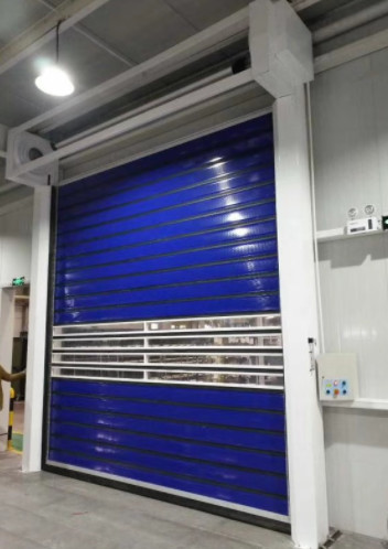 Metal Rolling High Speed Spiral Door Shutters Aluminum Alloy Anti Break