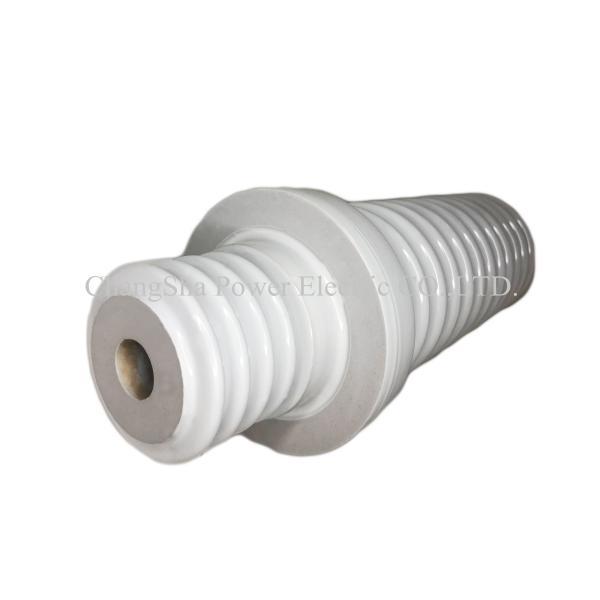Buy IEC 25.8kv White Glazed Gas Insulated Porcelain Bushing at wholesale prices