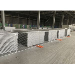 8'x14' chain link fence panels for construction site heavy duty design cross