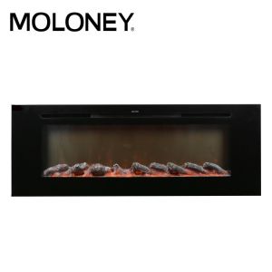 2380mm Wall Fireplace Heater Simulation Fire Flame Wall Surface Mounted