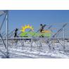 Reliable Structure Ground Mounted Solar Pv Systems Mid Clamp Aluminum Rail for sale