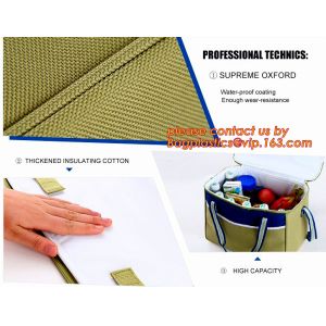 polyester cheap simple insulated cooler bag for food, Promotional custom