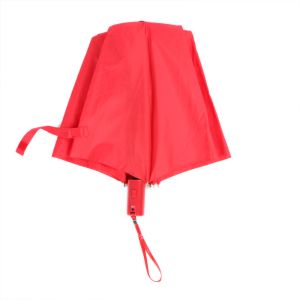 Red Two Foldable Ladies Folding Umbrellas , Promotional Designer Folding