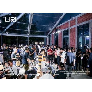 Clear Multi Sides Temporary Marquee Building Tent For Outdoor Event
