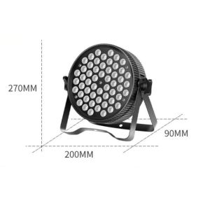 RGBW Color DMX LED Par Light Aluminum 90 80lm/w For DJ Disco Party