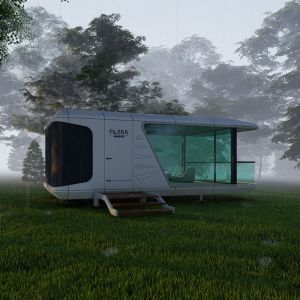 Comfortable Luxury Commercial Galvanized Steel Capsule House With Kitchen Smart