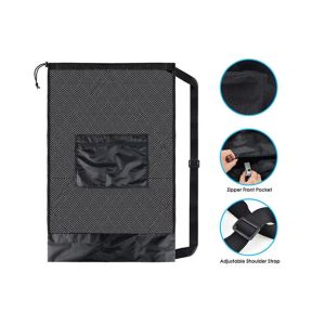 Polyester Mesh Drawstring Backpack