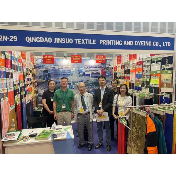 Poly Cotton Fabric 21x21 190-195gsm Twill for Uniform/Workwear Anti-Static by Jinsuo