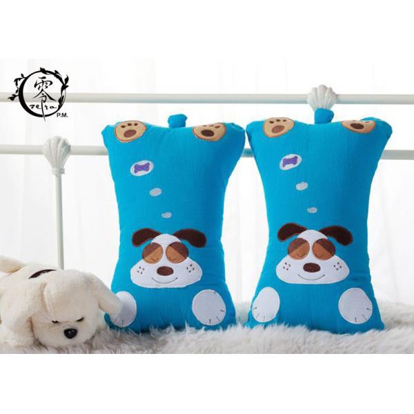 Buy Custom Soft Velvet Car Headrest Pillow Winter Warm Filled With Silk Cotton Bone Shape Cushion at wholesale prices