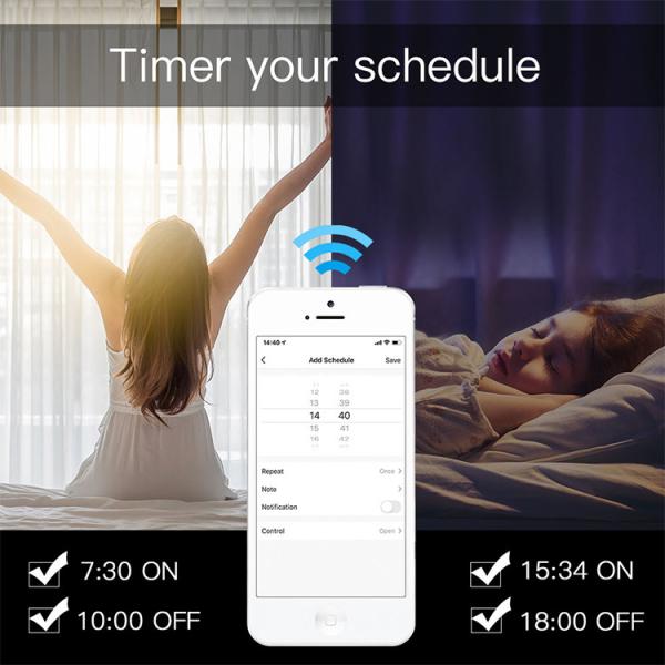 3m 4m 5m Voice Control Smart Curtain Motor