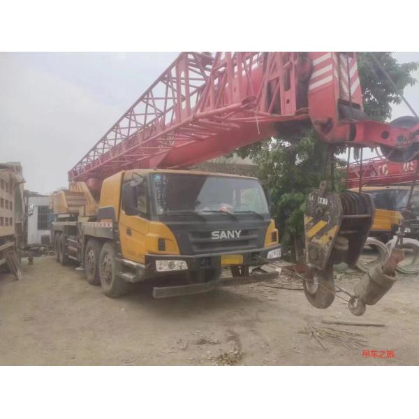 STC750S 75ton Mobile Crane Used Truck Crane for Orange and Red Construction